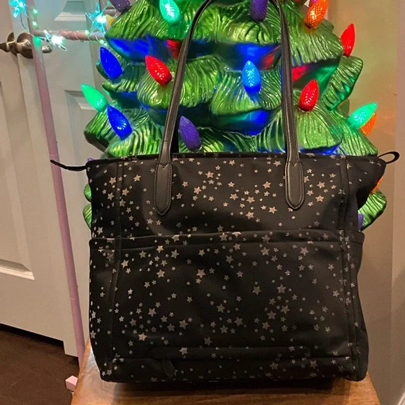 Kate Spade Black Starry Tote - Picture 3 of 4